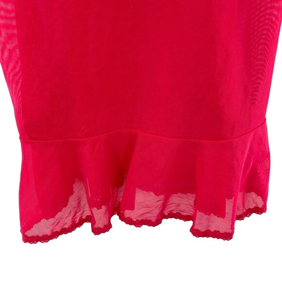 Victoria’s Secret Angels Pink Feminine Eyelet Detail Nightgown Slip Dress Size S - Picture 3 of 8